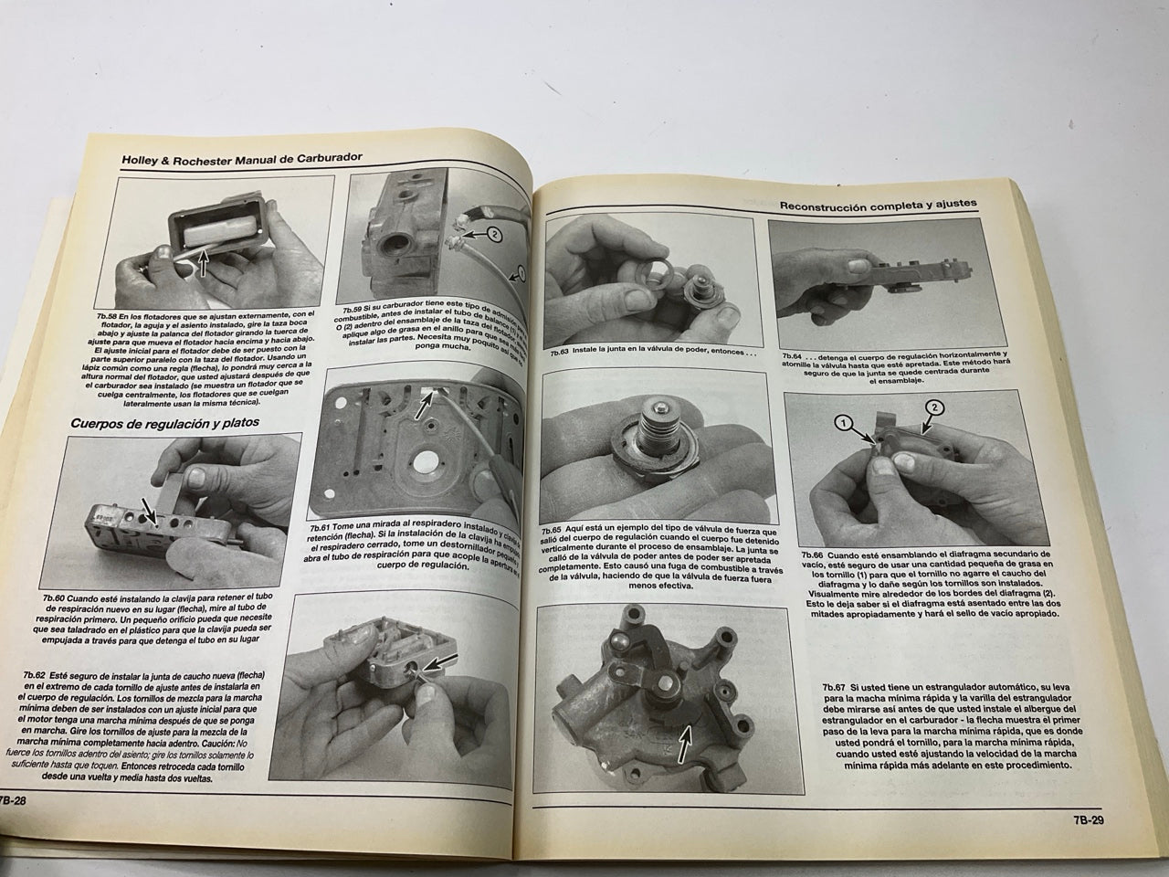Haynes 98904 Manual De Carburador Modelos For Holley & Rochester - ABIERTO