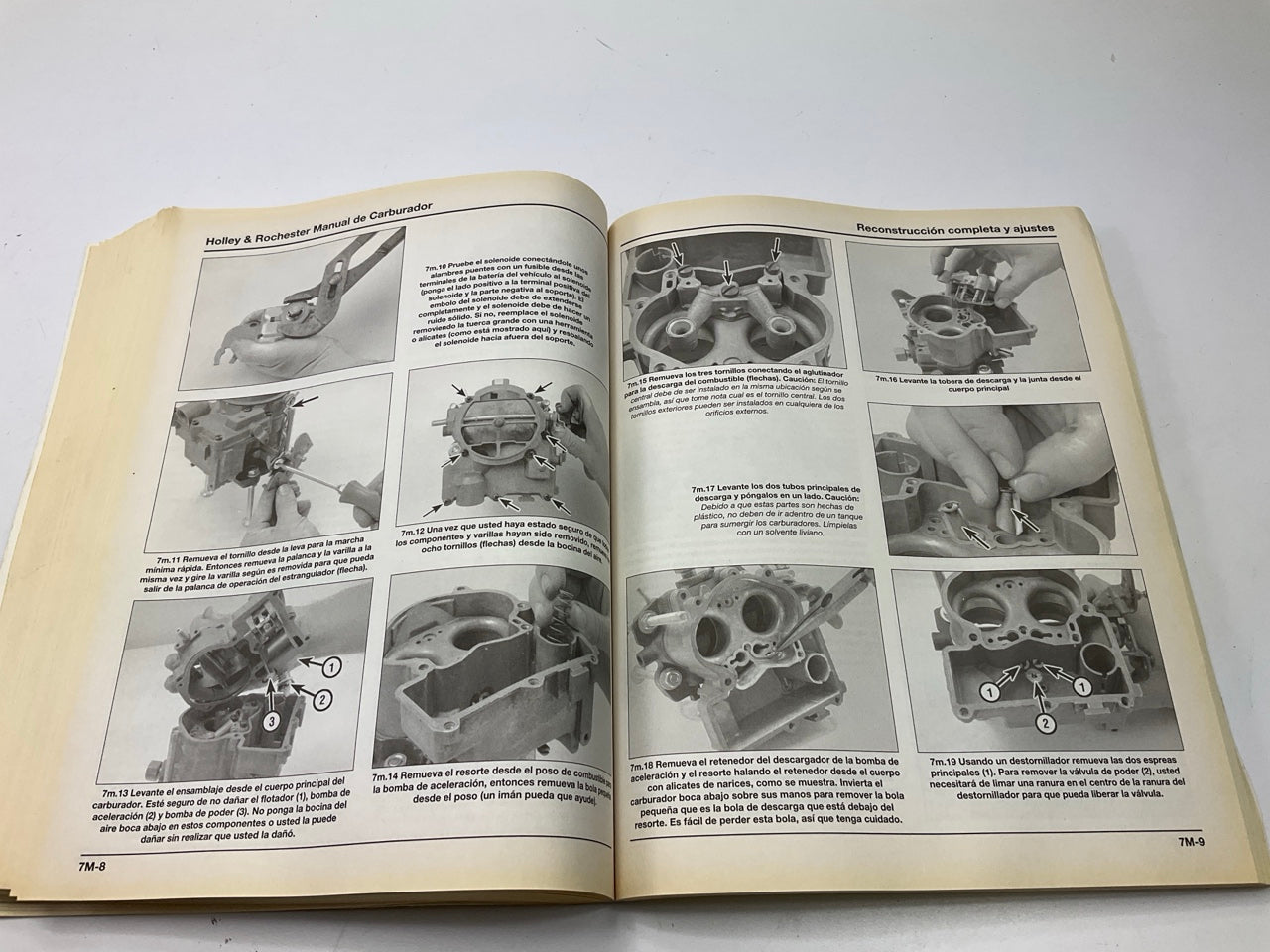 Haynes 98904 Manual De Carburador Modelos For Holley & Rochester - ABIERTO