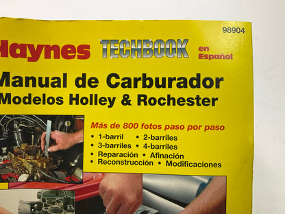 Haynes 98904 Manual De Carburador Modelos Holley & Rochester - ABIERTO