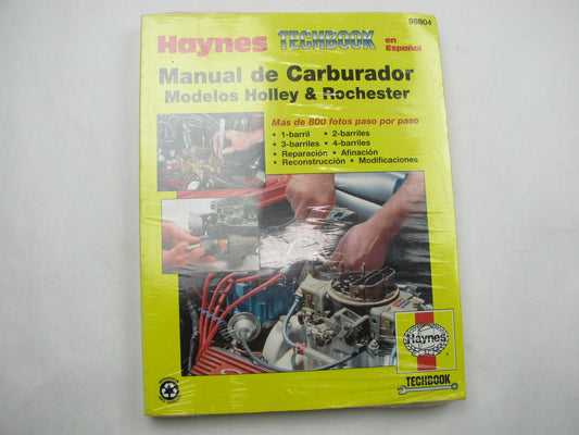 HAYNES TECHBOOK EN ESPANOL Carburador Model For Holley Rochester