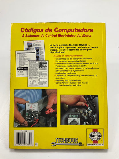 Haynes 98905 Libro De Reparacion Codigos Automotrices De Computadora - USADO