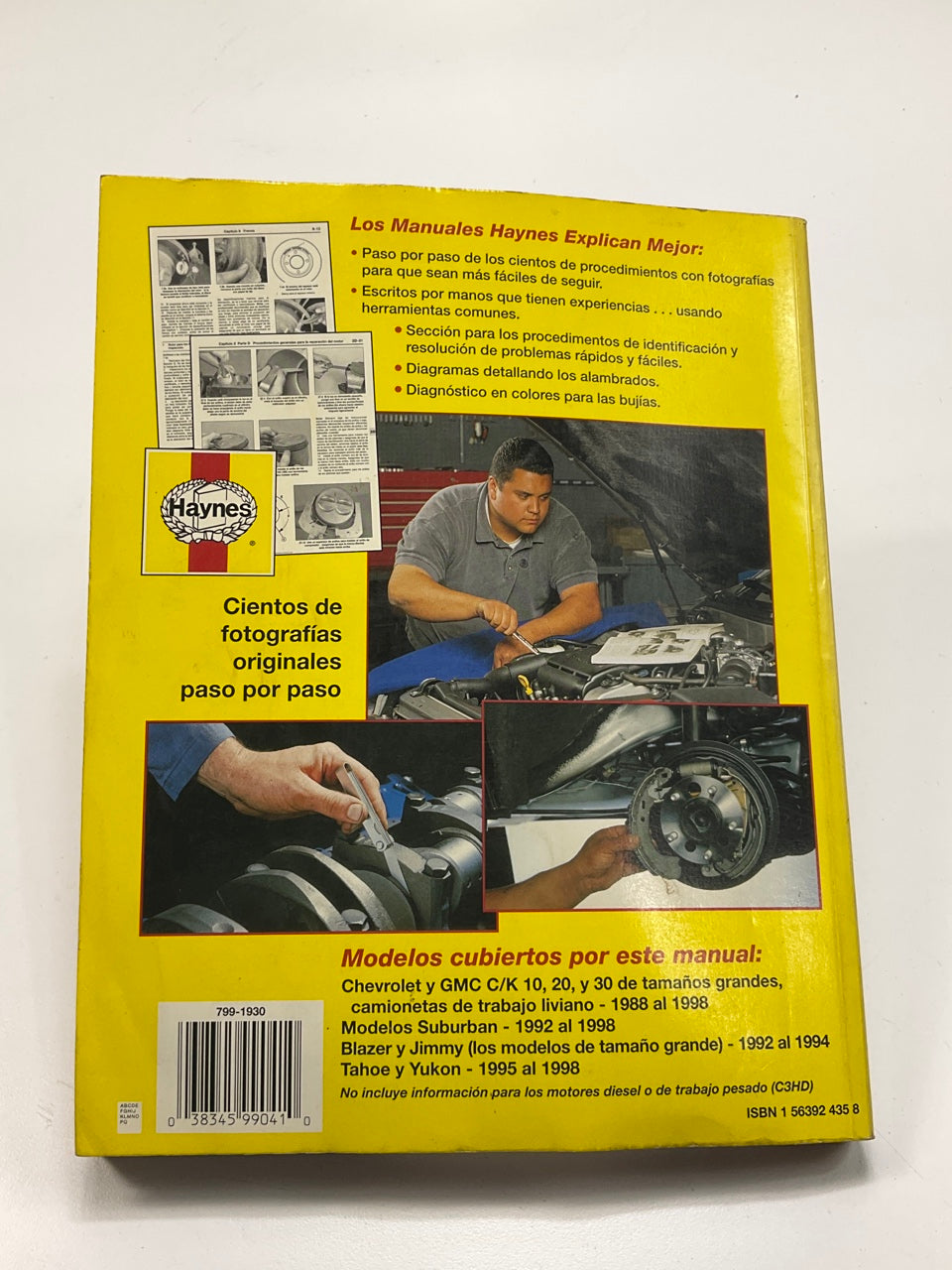 USADO - Haynes 99041 Manual De Reparacion Para Camionetas Chevy Y GMC De 1988-98