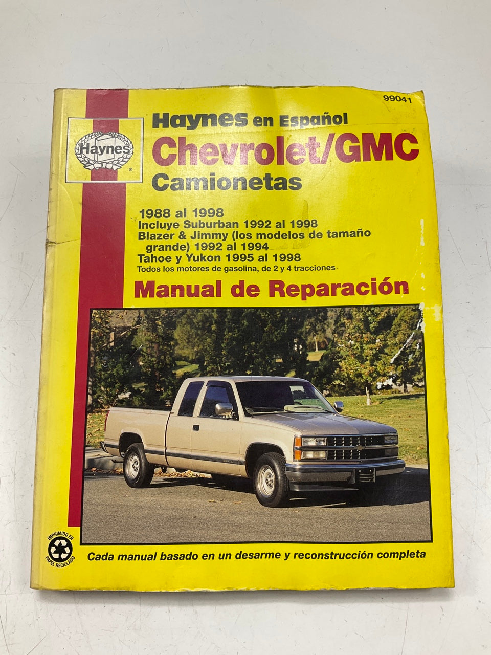 Haynes 99041 Manual De Reparacion Para Camionetas Chevy/GMC De 88-98 - USADO #4