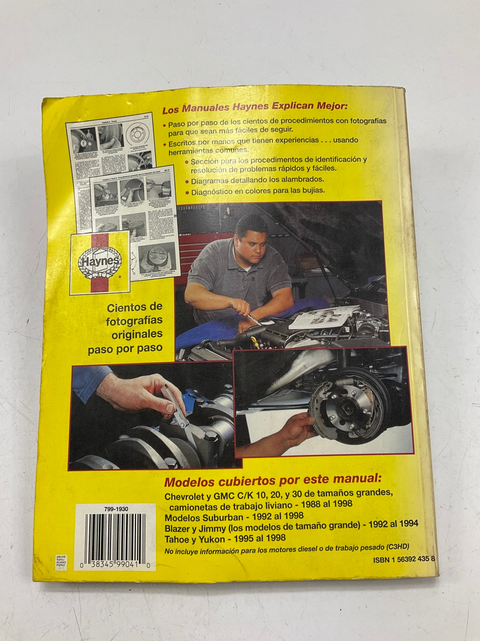 Haynes 99041 Manual De Reparacion Para Camionetas Chevy/GMC De 88-98 - USADO #4
