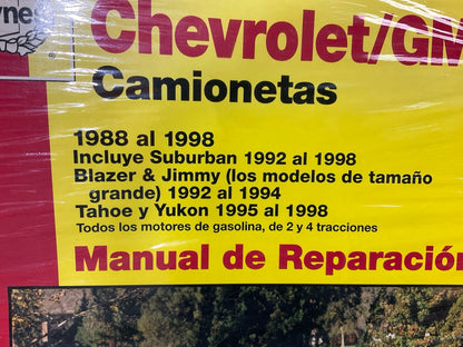 Haynes 99041 Manual De Reparacion Para Camionetas Chevy Y GMC De 1988-1998