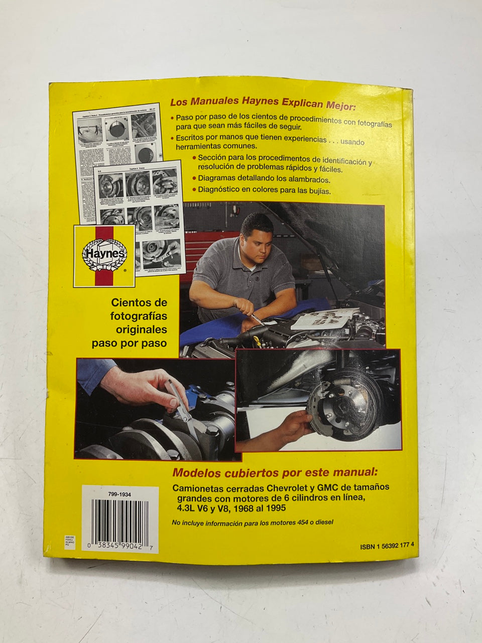 USED - Chevrolet/GMC Camionetas Cerradas Haynes Manual De Reparacion: 1968-1995