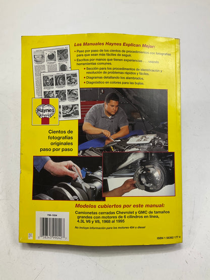 USED - Chevrolet/GMC Camionetas Cerradas Haynes Manual De Reparacion: 1968-1995