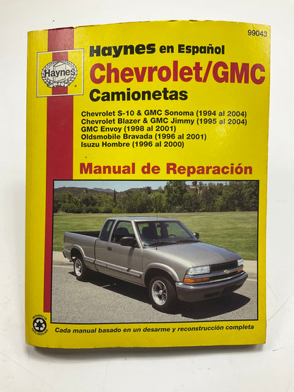 ABIERTO - Haynes 99043 Manual De Reparacion Para Camionetas Chevy & GMC 94-2001