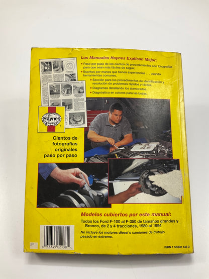 Haynes 99075 Manual De Reparacion Para F-100 F-150 & Bronco De 80-94 - USADO