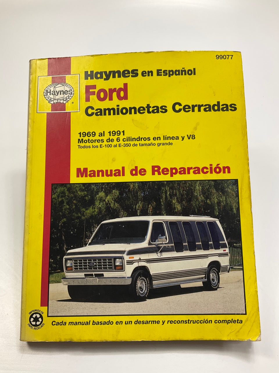 USADO #2 - Manual De Reparacion Para Camionetas Cerradas De Ford 1969-1991