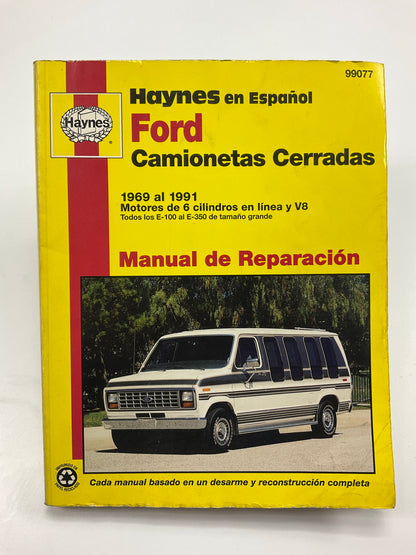 USADO #3 - Manual De Reparacion Para Camionetas Cerradas Ford De 1969-1991