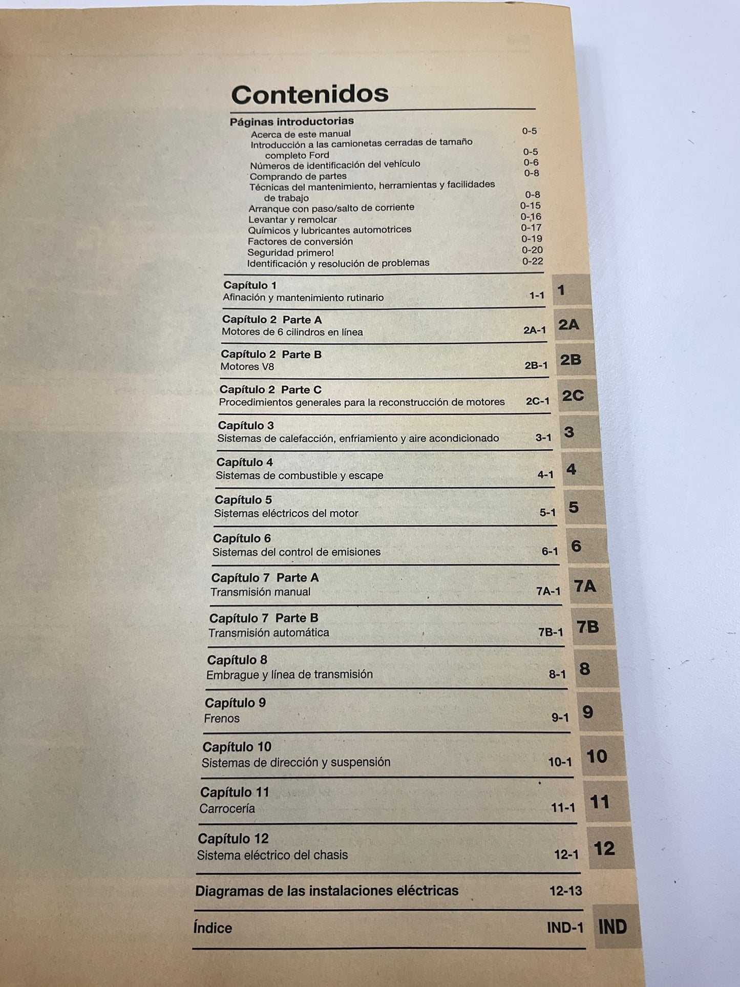 USADO #3 - Manual De Reparacion Para Camionetas Cerradas Ford De 1969-1991
