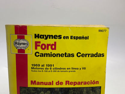 USADO - Manual De Reparacion Para Camionetas Cerradas De Ford 1969-1991