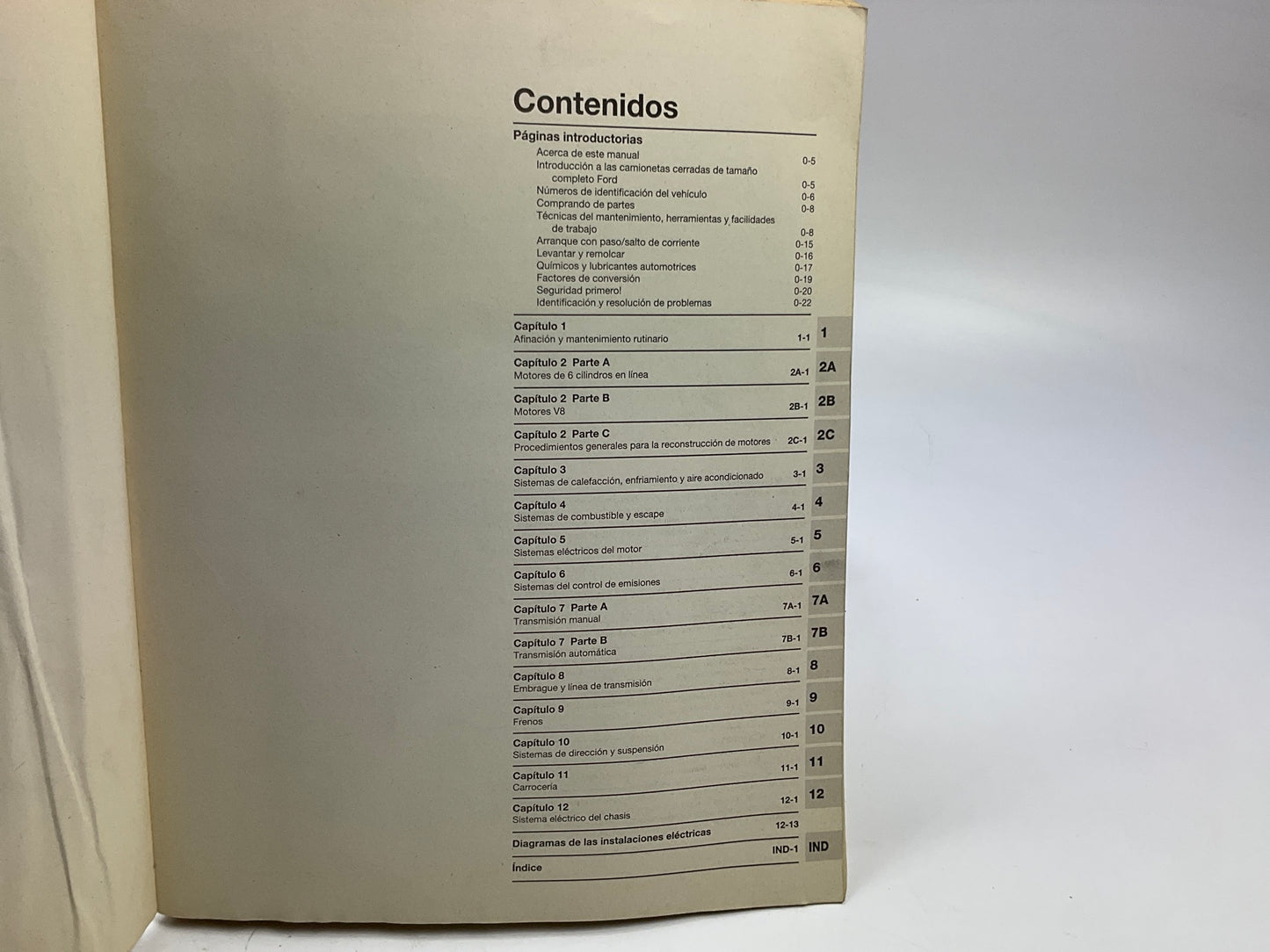 USADO - Manual De Reparacion Para Camionetas Cerradas De Ford 1969-1991