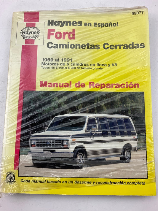 SELLADO  - Manual De Reparacion Para Camionetas Cerradas De Ford 1969-1991