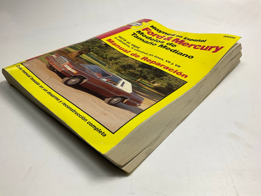 Haynes Manual De Reparacion Para Carros Ford & Mercury V6 V8 De 75-86 - USADO