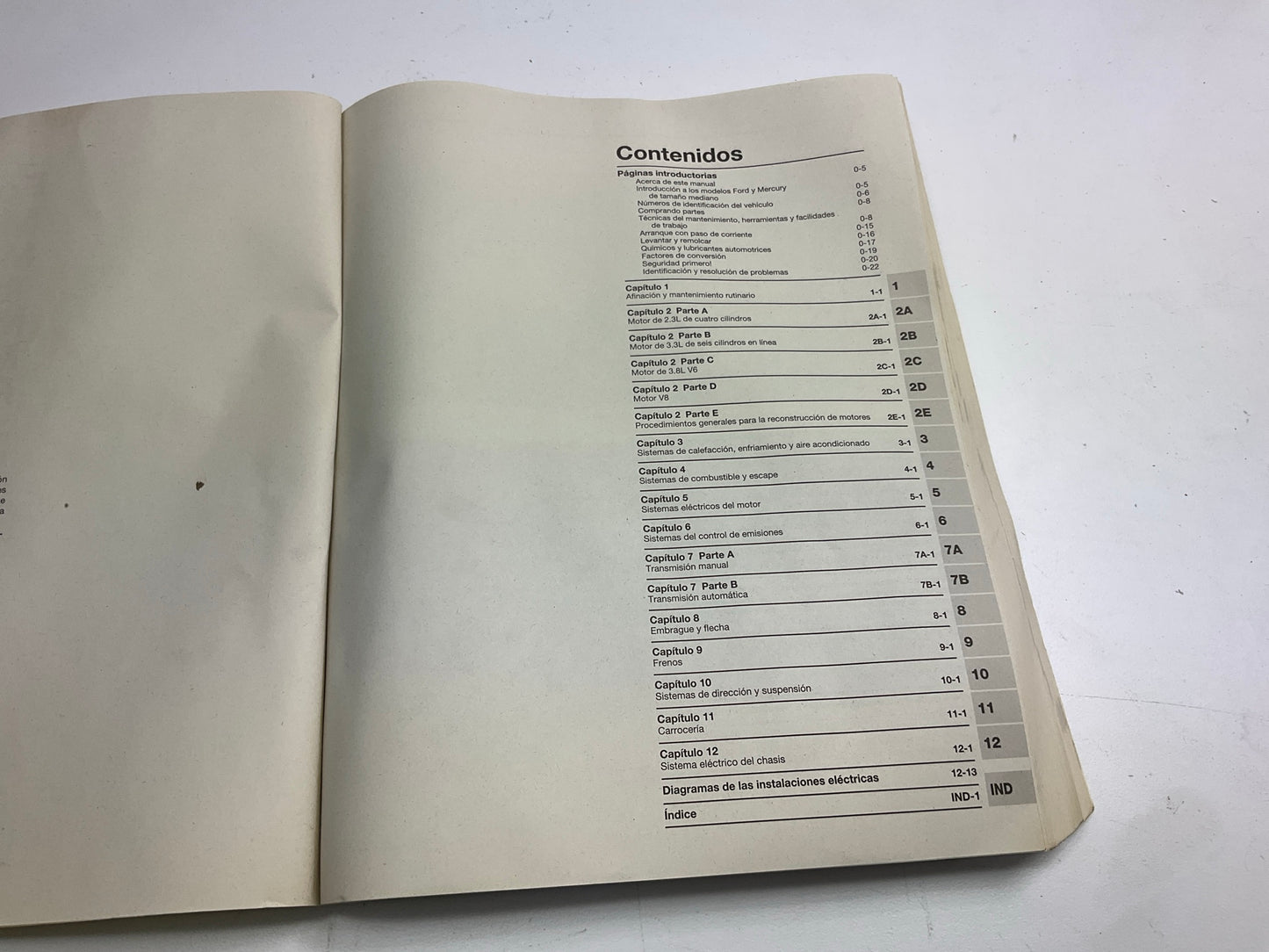 Haynes Manual De Reparacion Para Carros Ford & Mercury V6 V8 De 75-86 - USADO