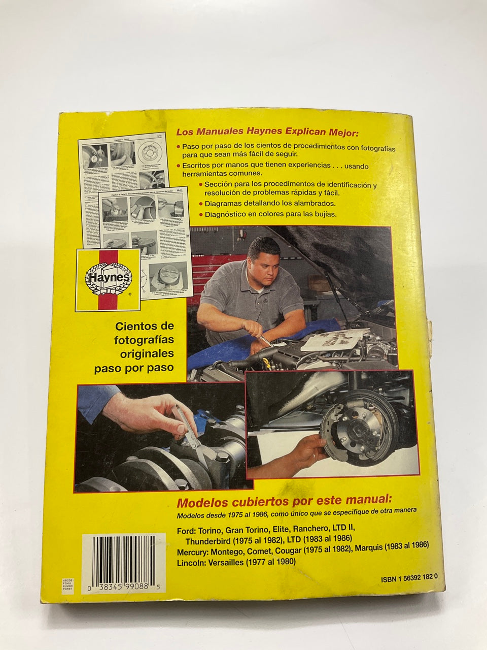Haynes 99088 Manual De Reparacion Para Carros Ford & Mercury De 1975-86 - USADO