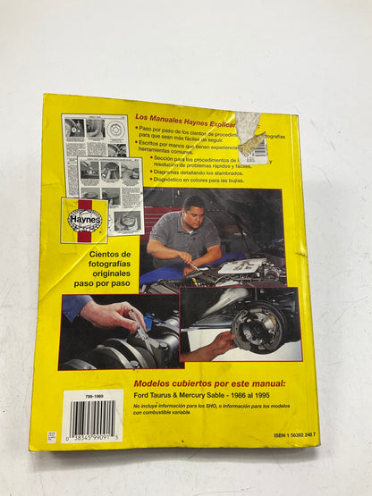 Haynes 99091 Manual De Reparacion Para Carros Taurus & Sable De 86-95 - Dañado