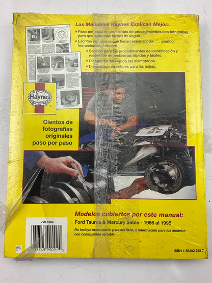 Haynes 99091 Manual De Reparacion Para Carros Taurus & Sable De 1986-1995