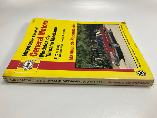 Haynes 99100 Manual De Reparacion 1970-1988 GM Modelos De Tamaño Mediano - USADO