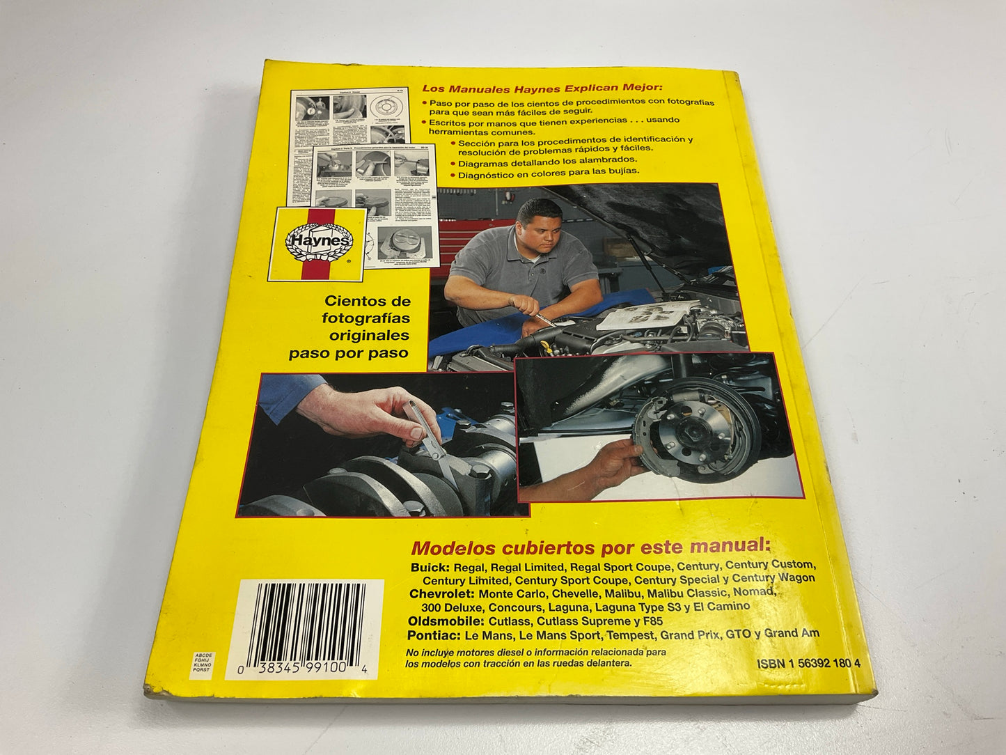 Haynes 99100 Manual De Reparacion 1970-1988 GM Modelos De Tamaño Mediano - USADO
