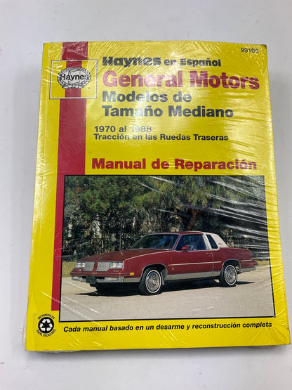 Haynes 99100 Manual De Reparacion - 1970-1988 GM Modelos De Tamaño Mediano