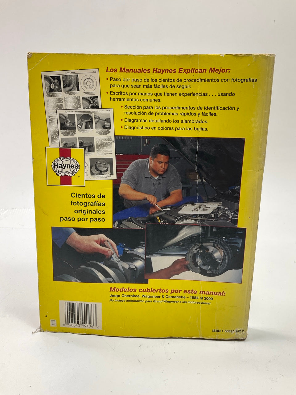 Haynes 99106 Manual De Reparacion Para 84-00 Cherokee, Wagoneer - USADO