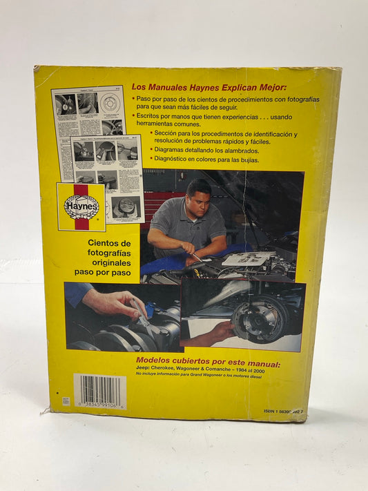 Haynes 99106 Manual De Reparacion Para 84-00 Cherokee, Wagoneer - USADO