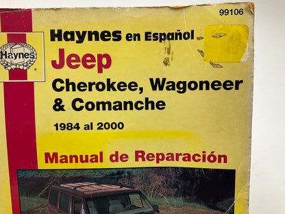 Haynes 99106 Manual De Reparacion Para 84-00 Cherokee, Wagoneer - USADO