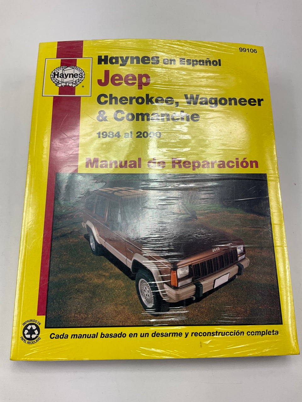 Haynes 99106 Manual De Reparacion For 84-00 Cherokee, Wagoneer & Comanche SEALED