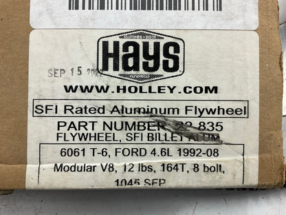Hays SFI Billet Aluminum 164-Tooth 15lb Flywheel Ford Modular V8, 8-Bolt Crank