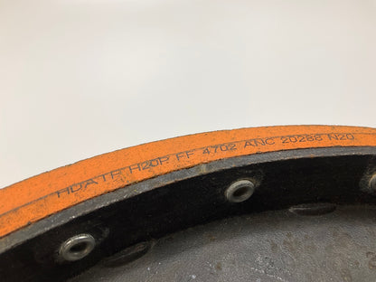 RELINED HDA MR4702QH20P Front Brake Shoe 15''X4'', 20000 LBs, 4702Q (20K Lbs)