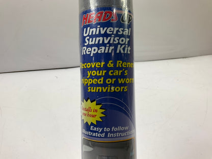 Heads Up HU-705 Universal DARK GRAY Sun Visor Re-cover Repair Kit