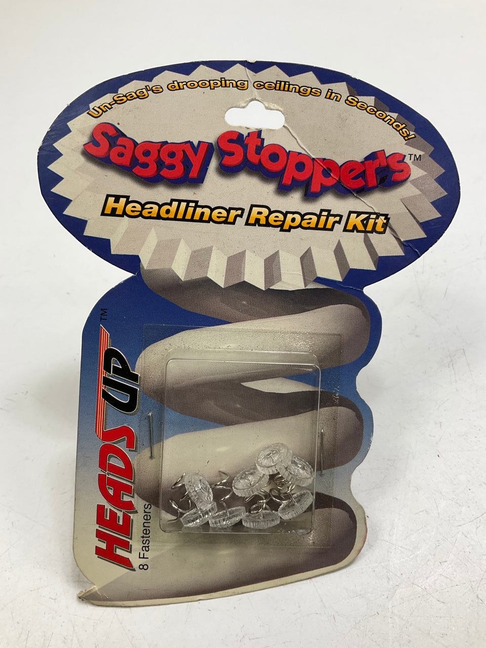 Heads Up HU-850 Saggy Stoppers Headliner Repair Kit, 8 PACK