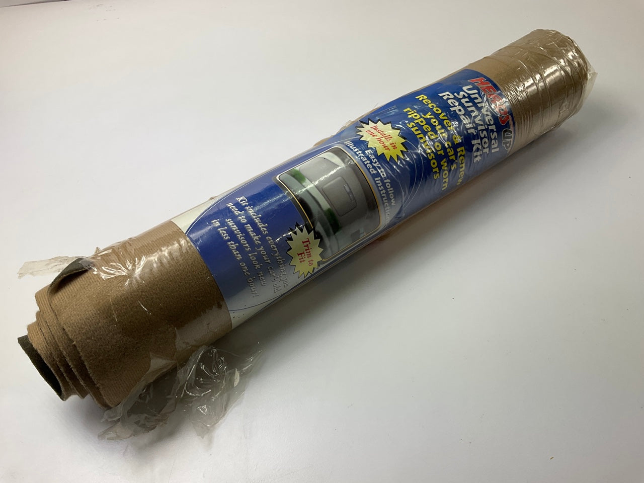 Heads Up HU707 Tan (Doe Skin) SunVisor Sun Visor Re-cover Repair Kit 18''x54''