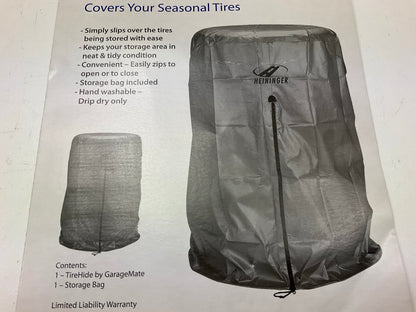 Heininger 5392 Large Up To 30''  Wheel Tire Hide Heavy-Duty 150D Polyester Cover