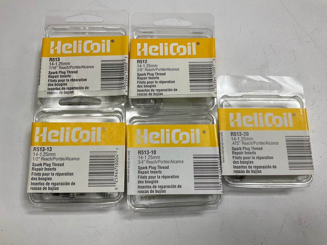Helicoil 5523-14 M14 Spark Plug Thread Hole Repair Kit - 14-1.25mm