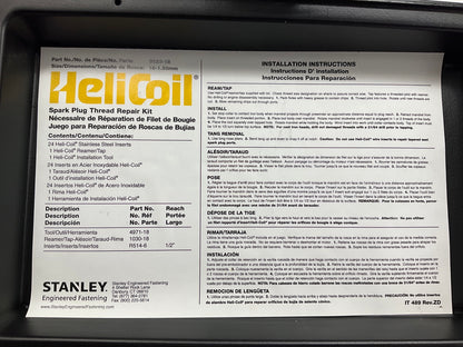 HeliCoil Tools 5523-18 18-1.5mm Spark Plug Thread Repair Kit