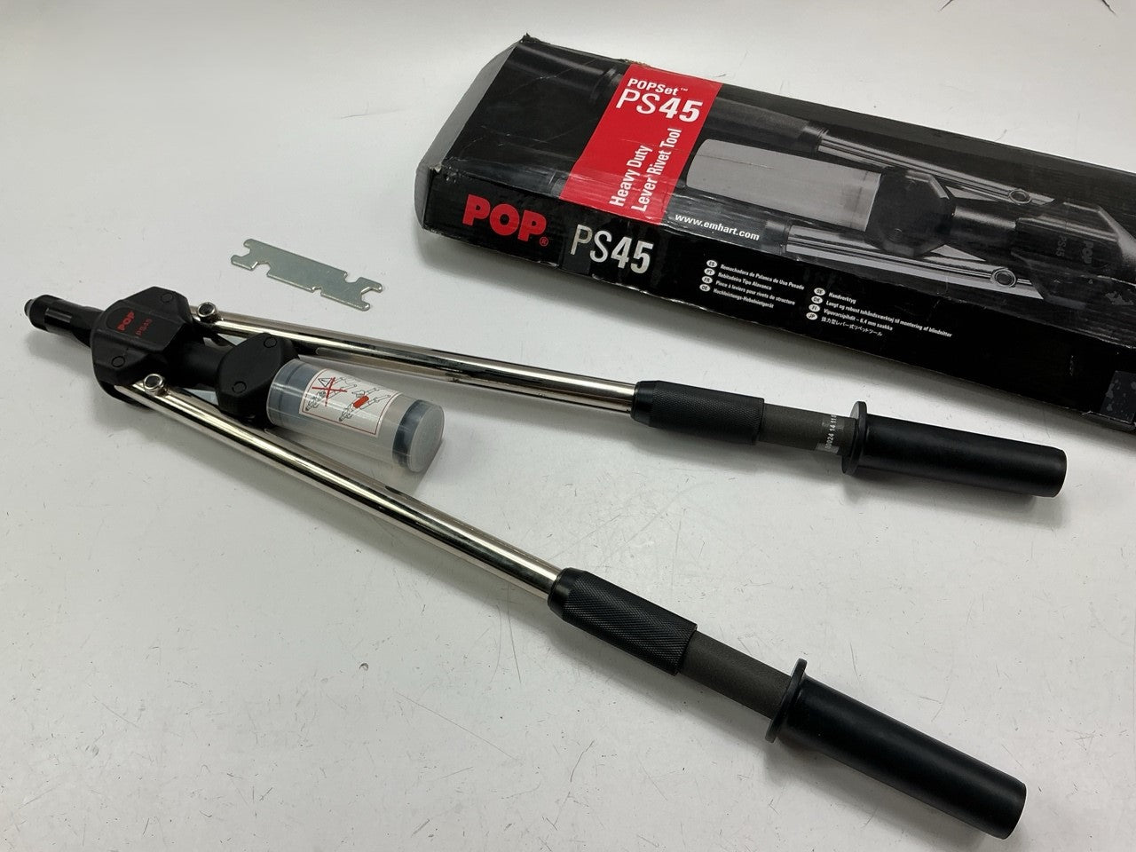 MISSING NOSEPIECES - SOLD AS IS - Heli-Coil PS45 Heavy Duty Pop-Rivet Tool