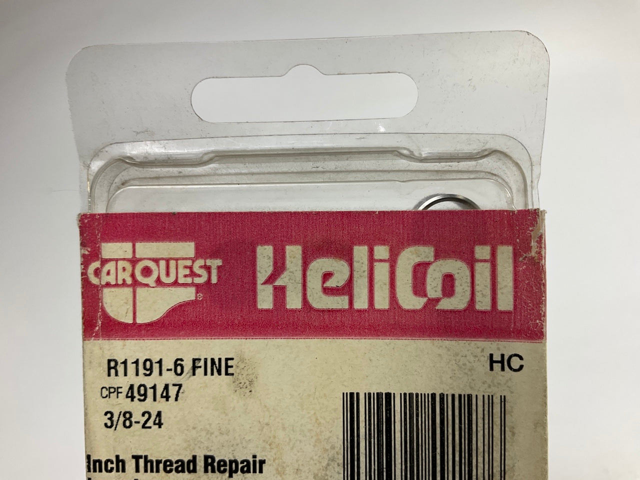 Helicoil R1191-6 Replacement Thread Repair Inserts, 3/8'' X 24 NF, 12 Pack