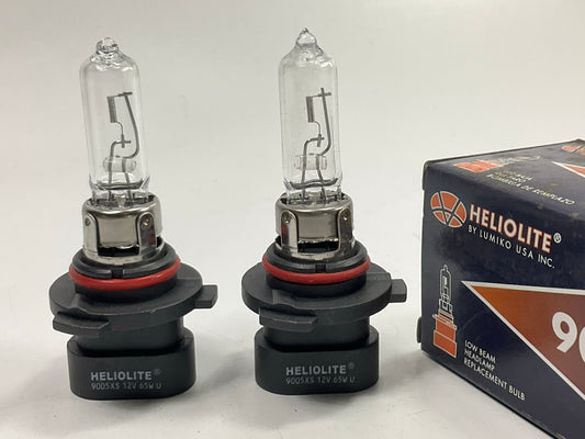 (2) Heliolite 9005XS Headlight Light Bulbs # 9005XS, 65 Watts, 12V