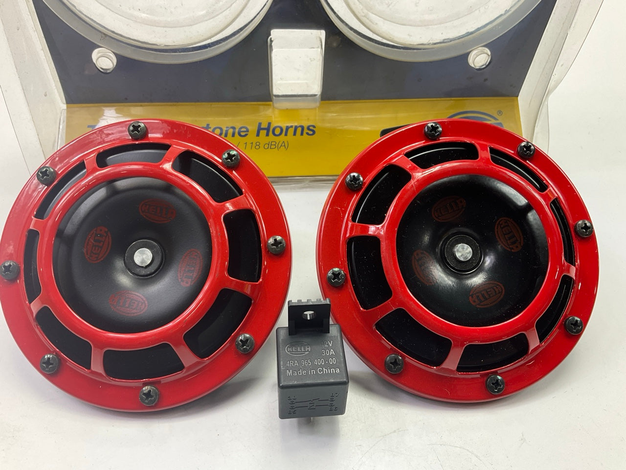 HELLA 003399803 Supertone 12V High Tone / Low Tone Twin Horn Kit  118 DBA