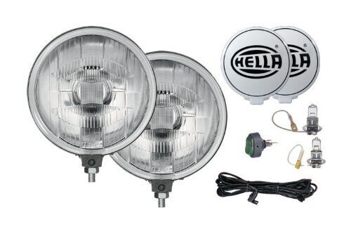 HELLA 005750952 500 Series 6'' Driving Lamp Driving Lights Kit, Clear