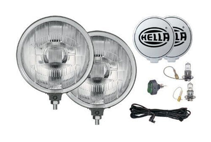 HELLA 005750952 500 Series 6'' Driving Lamp Driving Lights Kit, Clear