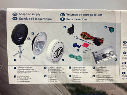 INCOMPLETE, AS SHOWN  Hella 700FF 7'' Halogen Driving Lamp Lights Kit, H3 55 Watt