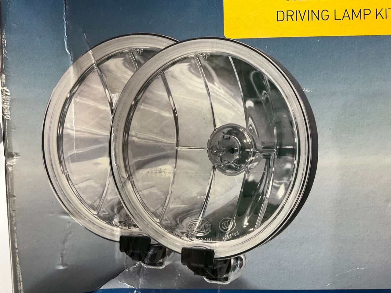 Hella 700FF 7'' Halogen Driving Lamp Lights Kit, H3 55 Watt, Round