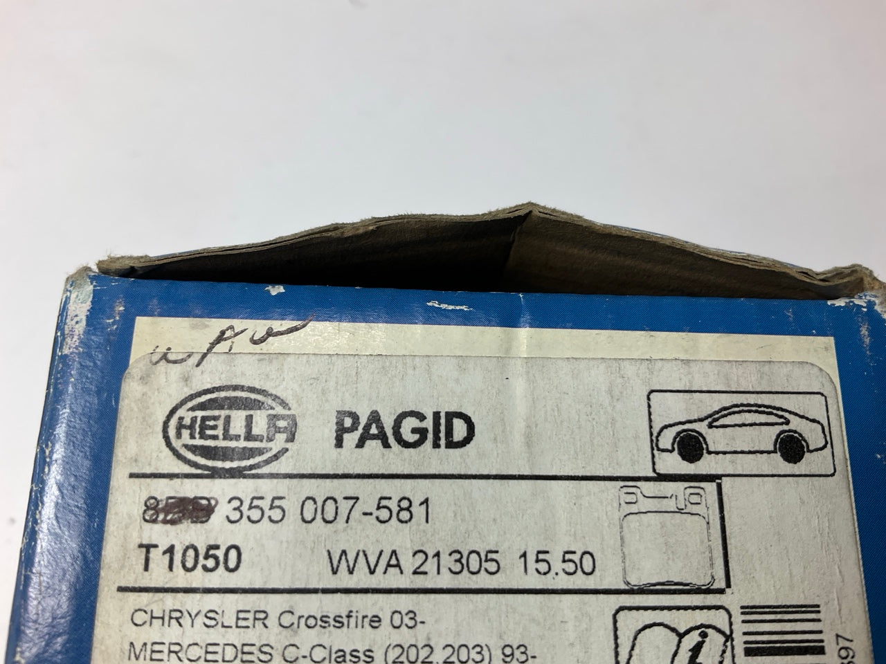 HELLA PAGID 8DB355007-581 Rear Brake Pads T1050
