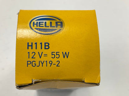 (2) Hella H11B H11 Light Bulbs PGJY19, 12V, 55 Watts