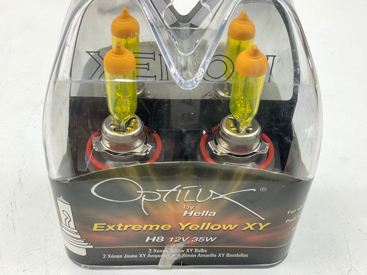 Hella H71071072 Optilux XY Series H8 Xenon Halogen Fog Light Bulb 12V 35W, Pair